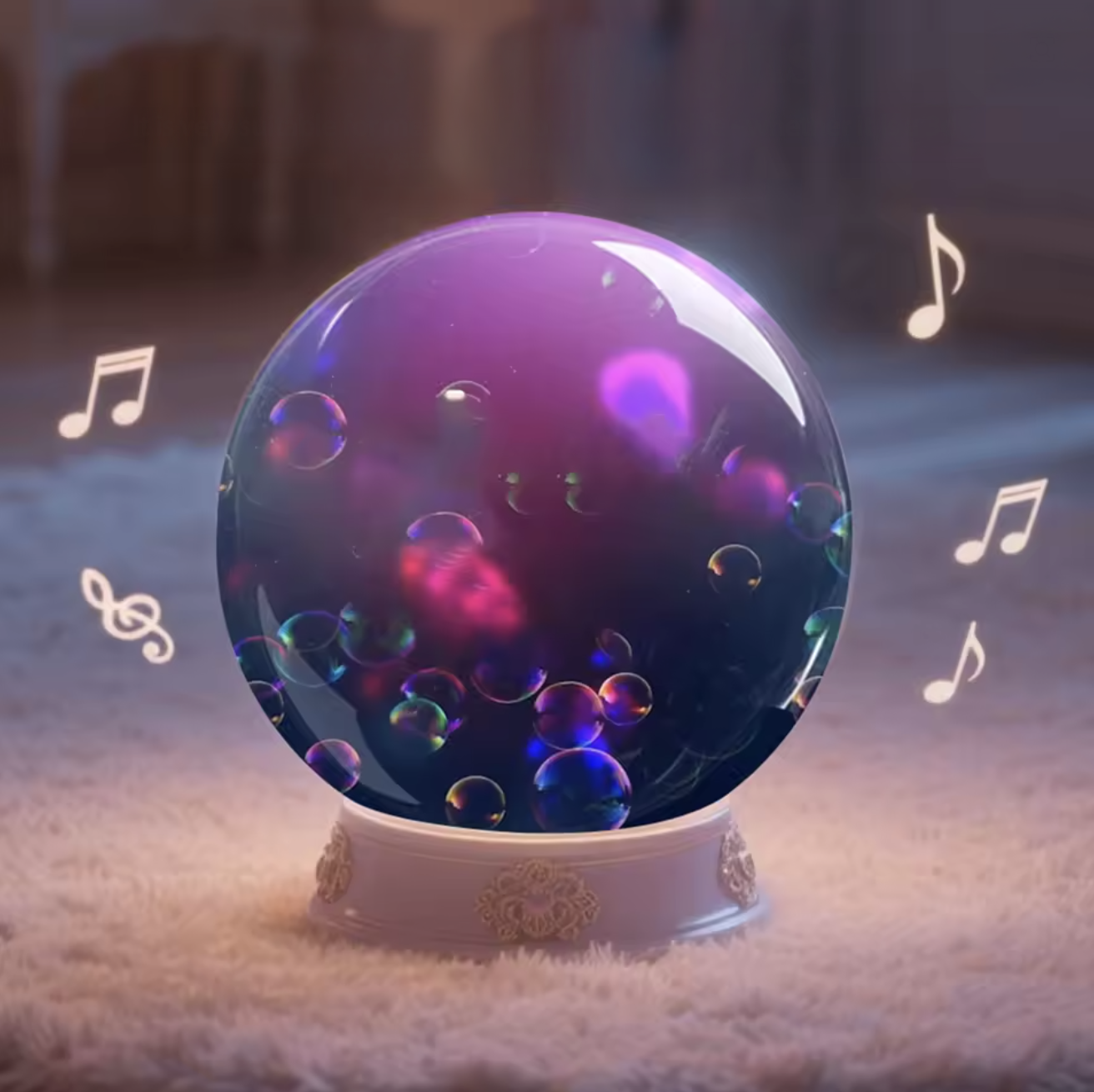 Personalized 3D Video & Photo Crystal Ball Lamp™